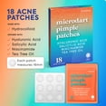 thumbnail image 2 of Parche para el acné LivaClean LivaClean Microdart de 18 quilates con ácido salicílico, 2 of 8