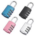 thumbnail image 1 of 4 Packs of Gym Locker Combination Padlocks 3 Digit Code Combination Padlocks, 1 of 5