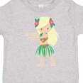thumbnail image 4 of Inktastic Blonde Hula Girl Girls Toddler T-Shirt, 4 of 5