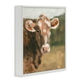 thumbnail image 4 of Stupell Industries Soft Country Meadow Cow Animals & Insects Painting White Framed Art Print Wall Art, 24 x 24, 4 of 9