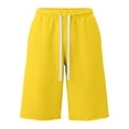 thumbnail image 2 of Men's Baggy Sweat Shorts Fleece Cotton Y2k Casual Under Knee Raw Hem Gym Shorts with Pockets, L, 2 of 6
