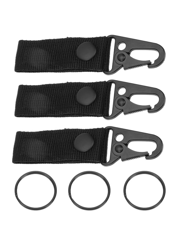 CLISPEED 80pcs Carabiner Clips - Water Bottle Holder Hooks For Hiking, Backpack, Camping Gear, Assorted Colors