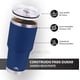 thumbnail image 4 of Termo para Café y Agua, Botella Térmica de Acero Inoxidable 30 Oz (890 ml): Contiene Tapa Hermética Antiderrames, Garantiza la Temperatura Deseada sin Preocupaciones (Navy), 4 of 7