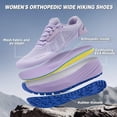 thumbnail image 2 of OrthoComfoot Women's Orthopedic Trail Sneakers: Comfortable Supportive Shoes for Walking and Everyday Wear, 2 of 7