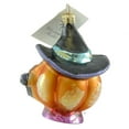thumbnail image 2 of Christopher Radko Mr Spooky Blown Glass Ornament Halloween Pumpkin, 2 of 2