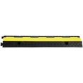 thumbnail image 1 of KFFKFF 3 Units of KFFKFF Rubberized Cable Guard Ramp,Dual Channel,Capable of Supporting 12000 lbs per Axle,Robust Hose and Wire Protection Ramp for Driveways,Speed Reducer with Flip-Open Lid, 1 of 9