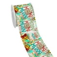 thumbnail image 1 of Holiday Merry Christmas Decoration Pattern Printed Grosgrain Satin Ribbon for Gift Wrapping Hair Bow Craft Accessory 50 Yards Jiayi, 1 of 7