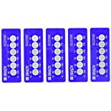 Brady TIL660C/140F 60C/140F TemperatureIndicating Label, Polyester, 0.787 H x 2.205 W, White on Blue Pack...