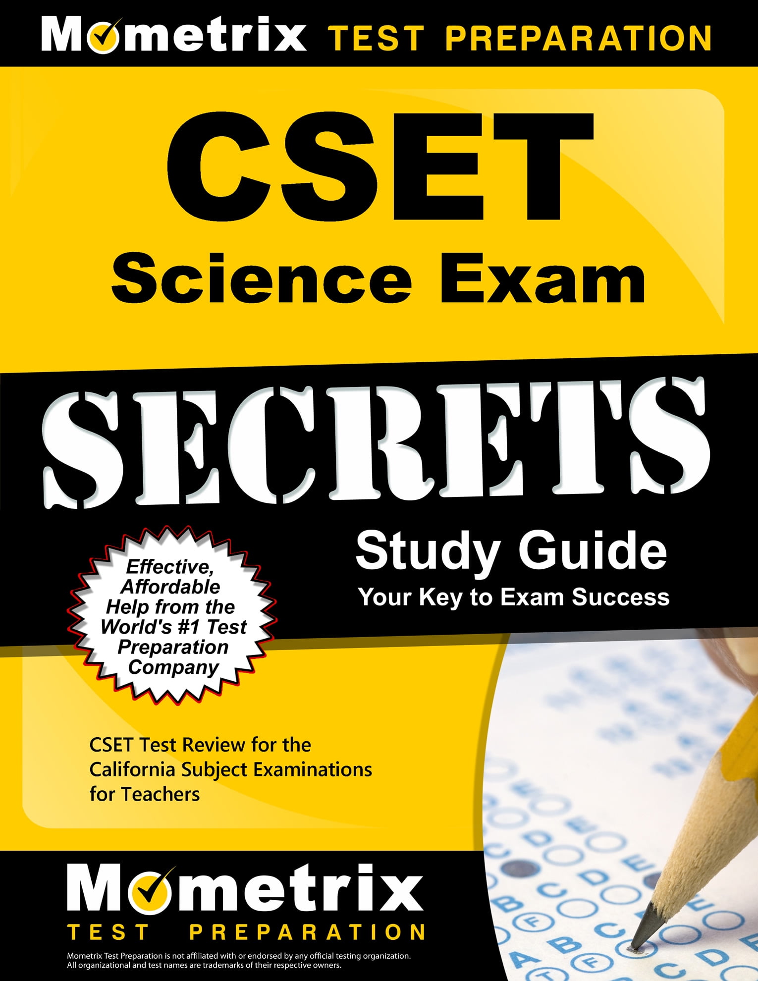 Cset Science Exam Secrets Study Guide Cset Test Review for the