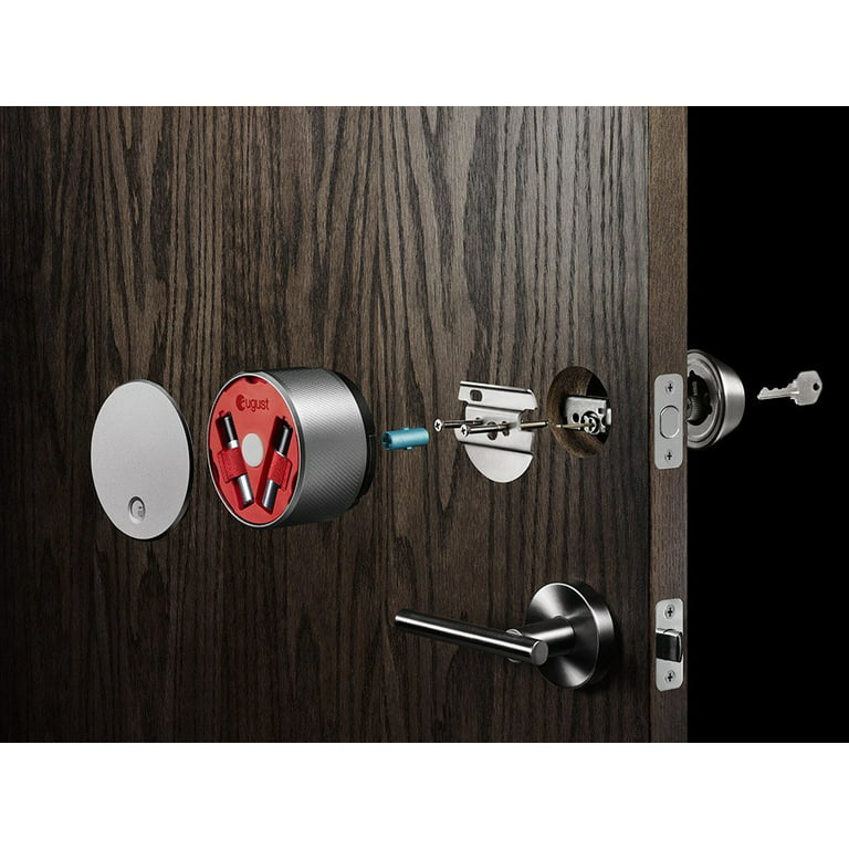 August Smart Lock - Red 1st Generation - WiFi or Bluetooth Keyless Entry