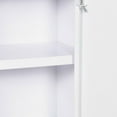 thumbnail image 2 of Resenkos 12" x 18" Lockable Medicine Cabinet, 3 Tier Steel Medical Wall Box with 2 Keys and Shelves for Bathroom, White, 2 of 7