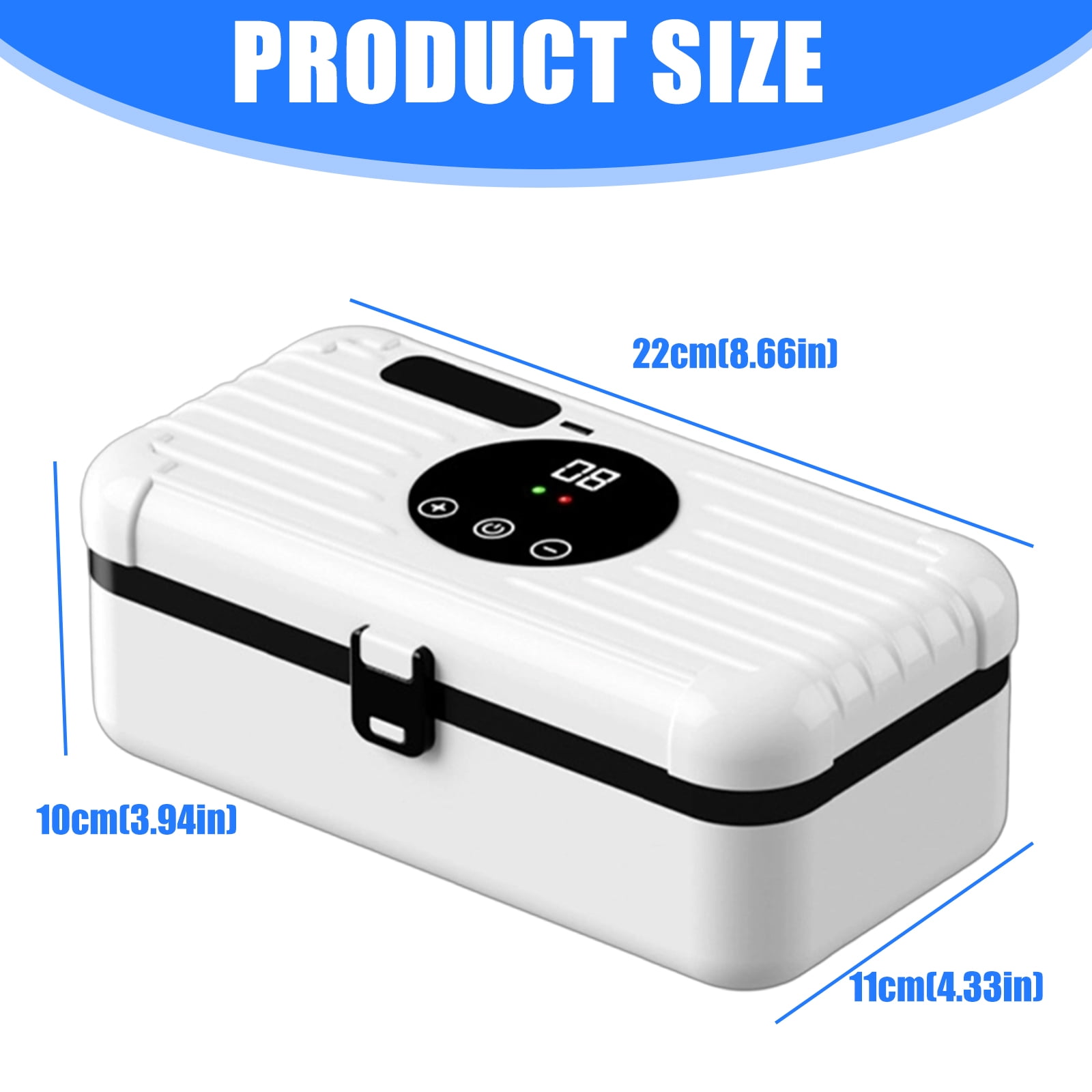 Transportable Car Fridge Refrigerator Highlighting Double Thermoregulation USB Charging Capability for Road Excursions and Outdoors