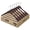 Dark Cherry, variant on BP4U 6-Pack Premium Wide Shoulder Wooden Suit Hangers, Heavy-Duty Non-Slip Solid Wood Coat Hangers with Locking Bar for Suits & Coats(Walnut)