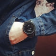 thumbnail image 4 of Teissuly Fashion Watch Steel Case Men women Leather Quartz analog wrist Watch, 4 of 4