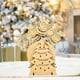 thumbnail image 3 of Adorno de madera de Papá Noel columpiante | Decoración para colgar el árbol de Navidad | Decoración festiva de las fiestas | Construcción de madera duradera | Fácil de colgar | Idea de regalo única, 3 of 6
