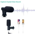 thumbnail image 4 of Kit de Vlogging para iPhone, Android con Trípode, Luz de 36 LED, Kit de Inicio de Vlogging con Mini Micrófono para Transmisión en Vivo, Videollamadas, Vlogging, 4 of 8