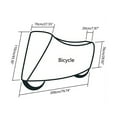 210Tcoated Bicycle Cover Motorcycle Cover,proof, UVproof And Snowproof Clothing