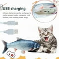 thumbnail image 3 of Cat Toy Electric Fish Wagging USB Rechargeable & Washable Realistic Plush Moving Fish Fun Toy for Cat Exercise Cat Chew Toy, 3 of 5