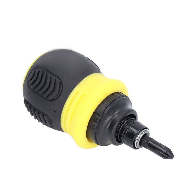 Multi Bit Ratcheting Screwdriver, 2 In 1 Tool Mini Head Slotted Screwdriver Ratchet Screwdriver