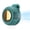 Green, variant on Small Whirlwind Clip Waist Neck Fan, Portable Spin 360 Fan, Mini Clip On Personal Fan with Adjustable for Travel Outdoor Use