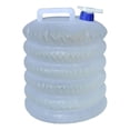 thumbnail image 1 of Outdoor Water Bag Collapsible Storage Drinking Container Portable Survival Backpacking Large Capacity Telescopic Carrier 15L, 1 of 9