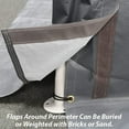 thumbnail image 2 of King Canopy Storage Shed 7ft x 12ft , 1.5-inch Steel Frame, 6-Leg, Grey 185gsm Polyethylene Cover, 2 of 6