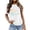 White, variant on Women's Fashion Print Top Loose Crew Neck T Shirt Short Sleeve Shirts for Women Spandex T Shirts Womens Compression T Shirt Tee Rayon Tops for Women Women Workout Shirts Casual