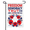 Garden Flag-1, variant on Freedom Democracy Truth Justice Garden Flag 12×18in Double Sided Patriotic Floral Inspirational UV Protected Decor For Outdoor Porch Lawn Patio Yard Home