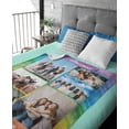 thumbnail image 3 of Personalised Blanket Custom with Picture Text Throw Blanket, Customized Photo Gift Birthday, Holiday, for Dad, Mom, Kids, Pet, Friends or Couples (1 Photo), 3 of 6