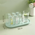 thumbnail image 2 of Drain Cup Holder Household Wine Glass Drain Upside Down Rack Tray for Kitchen, 2 of 3