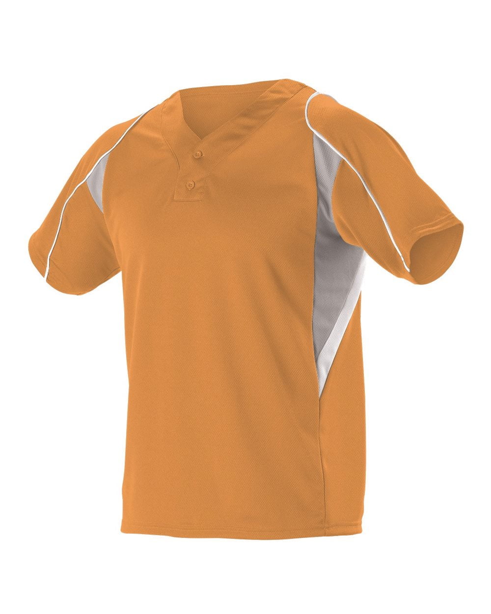 grey and orange baseball jersey