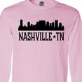 thumbnail image 4 of Inktastic Nashville Tennessee City Skyline Long Sleeve T-Shirt, 4 of 5