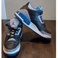 thumbnail image 1 of Ni - ke Air Jordan 3 Retro Sport Blue 2014 Men's Size 12 136064-007 Excellent EUC, 1 of 5