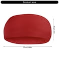 thumbnail image 3 of Sport Sweatbands Cooling Headbands for Men Women Elastic Sport Hairband Wide Hair Band for Yoga Gym Running Cycling, 3 of 9