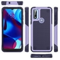 thumbnail image 6 of Armor Case for Motorola Moto G Play 2023, Moto G Pure, Moto G Power 2022, [Military Grade Anti-Drop] Rugged Hybrid Hard PC+Soft Silicone Heavy-Duty Tough Durable Bumper Phone Case, Lightpurple, 6 of 8