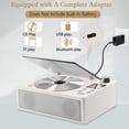 thumbnail image 2 of Reproductor de CD portátil de escritorio M-Amazup con altavoces dobles, USB, AUX y radio FM, 2 of 8