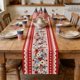 thumbnail image 4 of CaiYueKe Independence Day Table Runner Red Patriotic 13x72 Inch , Linen 4th of July Table Decoration ,Red White and Blue Patriotic Table Runners for Holiday Decor Dinging ,Party ,Kitchen, 4 of 7