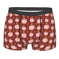 thumbnail image 4 of Goofa Cute Pig with Coins Printed Men's Boxer Briefs Underwear, Moisture-Wicking Underwear, Trunk,Soft and Breathable Cotton Underwear-XX-Large, 4 of 9