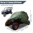 thumbnail image 2 of Unique Bargains Housse UTV 4 Roues, Housse Imperméable Complète 2-3 Places pour Can-Am, Polaris, Camouflage Couleur, 2 of 8