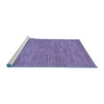 thumbnail image 2 of Ahgly Company Machine Washable Indoor Square Abstract Blue Modern Area Rugs, 5' Square, 2 of 4