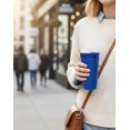 thumbnail image 3 of Insulated Stainless Steel Coffee Tumbler, 16.9 oz, Double-wall Insulated, Leakproof, BPA Free (NAVY), 3 of 6