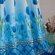 thumbnail image 5 of Cortinas semiopacas con estampado de flores de 1 x 2 m, hermosas cortinas de tulipán con ojales, paneles de cortina para ventana para el hogar y el dormitorio (azul), 5 of 7