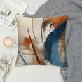 thumbnail image 2 of COMIO  Boho Mid Century Modern Pillow Covers in Navy Blue Burnt Orange Abstract Pillow Cases Aesthetic Geometric Minimalist Throw Pillows Home Decor for Room Couch Sofa Patio Porch, 2 of 5