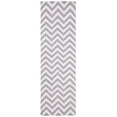 thumbnail image 2 of Safavieh Dhurries Bentley Geometric Runner Rug, Purple/Ivory, 2'6" x 8', 2 of 10