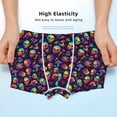 thumbnail image 3 of Yiaed Skull mushroom rainbow color Print Boys' Boxer Briefs Cotton Casual Stretch Comfort Boys Boxers - Kids Boxer Briefs Underwear for Boys (6-18)-X-Small, 3 of 5