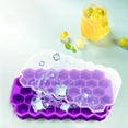 thumbnail image 2 of Under $7 Ice Cube Trays for Freezer with Lid-37 Grid Silicone for Small Ice Cube Molds, Easy-Release Reusable in Organizer Bins or Ice Bucket for bar or Iced Coffee Cup, 2 of 4