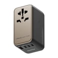 thumbnail image 1 of Adaptador de viaje MOMAX Cargador rápido GaN de 120 W, 3 USB C, 1 USB A, 1 of 6