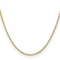 thumbnail image 2 of Brass Rolo Chain Necklace Chisel Gold-tone 1.70 mm Plated 24 inch 1.7, 2 of 4
