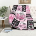 thumbnail image 2 of Yibo Granddaughter Gifts from Grandma Grandpa Christmas Birthday Blanket Flannel Soft and Comfortable Anti-static Bed Sofa Blanket, 2 of 7