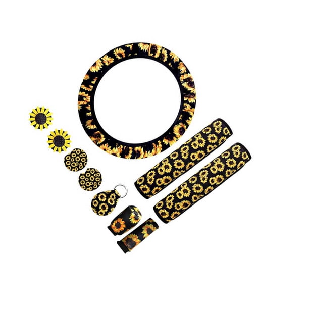 Scienceny Wheel Cover Car Supplies Replaced Part Steering Long-lasting Covers Case Stylish Fashionable Protective Universal Decorative Automoción decorativa y accesorios No. 4